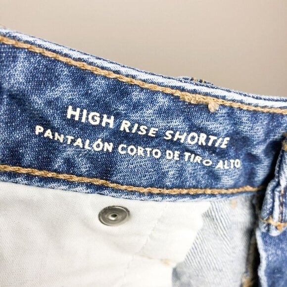 Universal Thread High Rise Shortie Shorts Medium Wash Womens 8 29 Denim Jeans - Picture 10 of 11